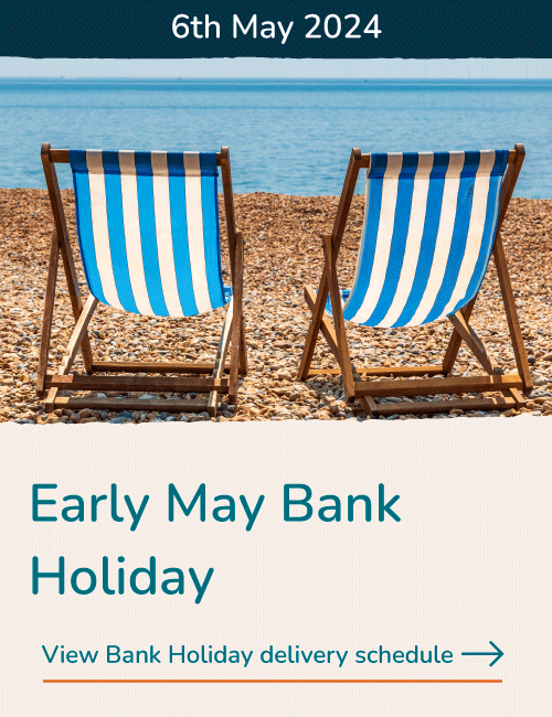 Early May Bank Holiday Delivery Schedule